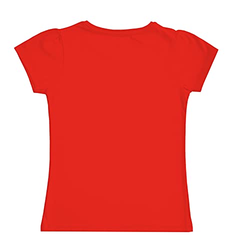 Image of X2O Girls Half sleeeves Cotton Tshirt with Cute Prints and Fun Colors(Pack of 1)