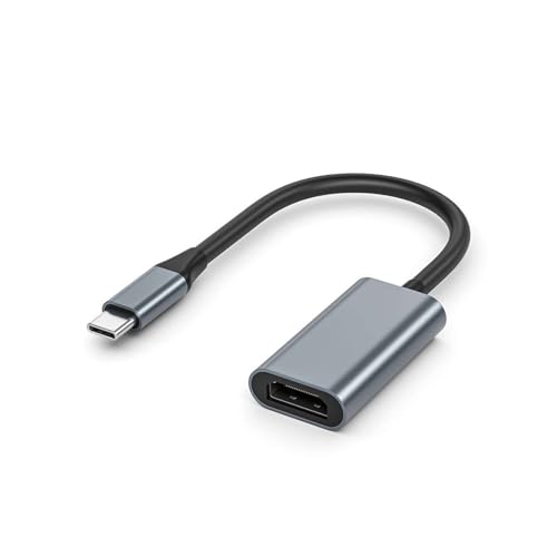 �^�C�v C ���� HDTV 4K �A�_�v�^ USB �I�X���� ���X�ւ̕ϊ��A�_�v�^ Type-C �P�[�u�� ���b�v�g�b�v�A�^�u���b�g�A�d�b�A�e���r�AMacBook ���j�^�[�ɑΉ�(Aluminum alloy)