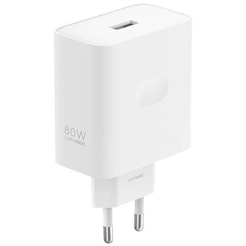 Cargador realme SUPERVOOC 80W ligero de 110g con salida variable 5V-11V y cable 8A