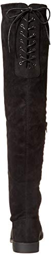 Yoki Womens Comfort Over-The-Knee Boot, Black, 6.5 Us #TOP2
