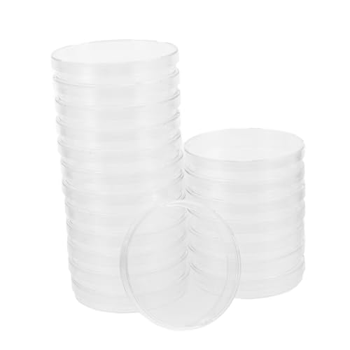 PRETYZOOM Ccurate Results 20pcs Petri Dishes Lids Cell Culture Tissue
