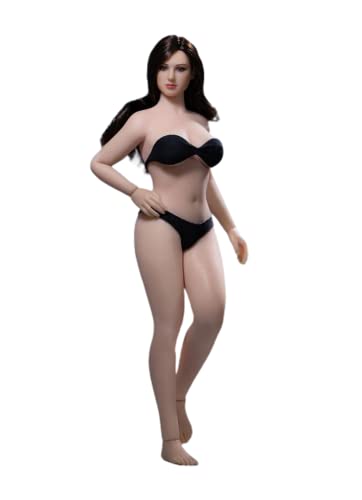 YSBRING TBLeague PLMB2022-T04A 1/12 Scale Female Super-Flexible Seamless Doll Body 6 Inch Plump Figure Body (Pale with a Head Sculpt)