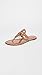 Tory Burch Women's Miller Thong Sandals, Tan, 5.5 Medium US