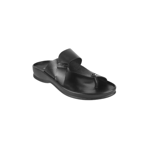 Image of Mochi Men Comfort Leather Chappal For Regular Use