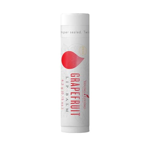 Young Living Lip Balm - Grapefruit, 4.2g | Moisture for Soft & Smooth Lips | Vegetarian & Gluten-Free | Fresh, Fruity Scent | Lip Care | Made with Coconut, Jojoba, & Wolfberry Seed Oils (Pack of 2) image 4