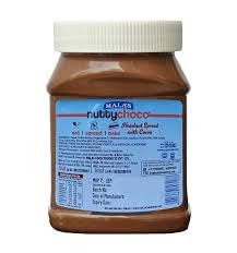 Image of Mala's Nutty Choco Hazelnut Spread with Cocoa - 600g | Creamy Chocolate Spread for Sandwich, Toast, Bread, Desserts & Baking