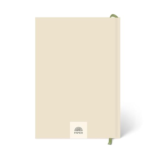 Papier Daily Wellness Journal Diary - Beige, 8.46"L x 6.02"W | Hardback Cover Wellbeing, Gratitude & Mindset Diary for Personal Growth, Mindfulness & Reflection | Track Goals, Sleep & Lifestyle Habits - Image 3