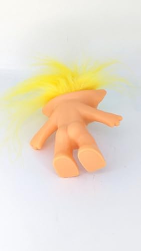 Troll Doll Yellow Hair Retro 5 " image 4