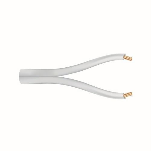 10025001 22/2 Stranded Zip Cable, General Purpose, CM, 500' (152.4 m) Reel, White