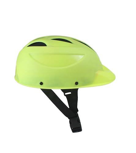 Image of OXYGEN Kids Helmet Adjustable Cycle Helmet Bicycle Helmet for Kids Age 3 to 8 Years Lightweight ABS Shell EPS Foam Shock Absorbent Ventilated Helmet for Cycling Skating Scootering Neon Yellow