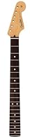 Stratocaster neck with walnut stripe 9.5"-radius and “C” shape neck profile Rosewood or maple fingerboard with 22 narrow tall frets Satin urethane finish
