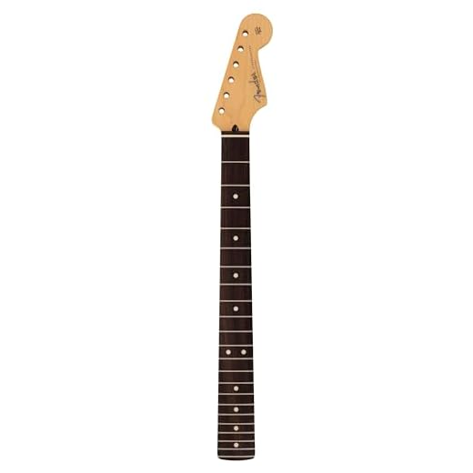 Fender Made in Japan Hybrid II Stratocaster Neck, 22 Narrow Tall Frets, 9.5" Radius, C Shape, Rosewood
