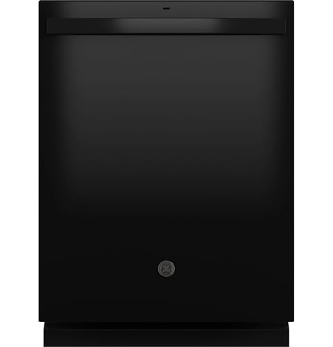GE 24 in. Built-in Tall Tub Top Control Black Dishwasher w/Sanitize, Dry Boost, 52 dBA GDT550PGRBB