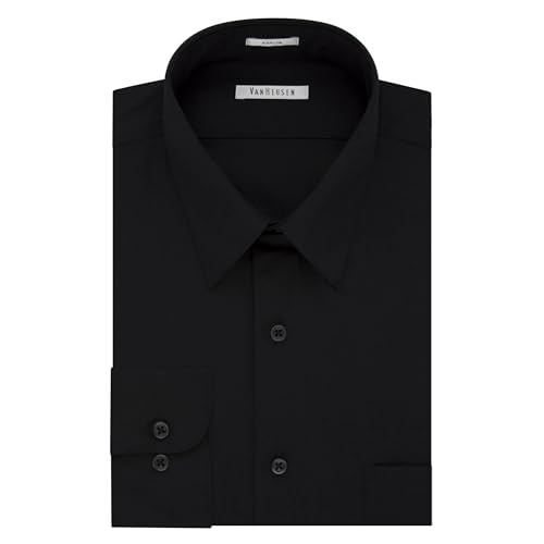 Image of Van Heusen Men's Tall FIT Dress Shirts Poplin