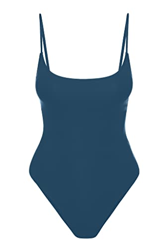 Image of Narecte Sexy One Piece Bathing Suit for Women Tummy Control High Cut One Piece Swimsuit Womens
