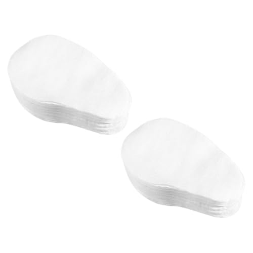 Zerodeko 200 piezas Almohadillas Oculares de Algodón Puro Forma de Mango Láminas Secas para Cuidado Ocular Casa Suaves y Transpirables para Uso Diario