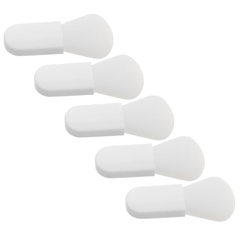 CRILSTYLEO 5 Piezas Cepillo de máscara de silicona juntas de crimpado mini cepillo de máscara pasadores de viaje cepillo para facial aplicador de crema facial gel de sílice