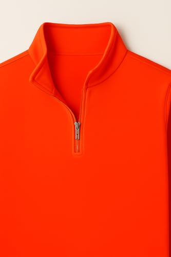 Image of Mack Jonney Men's Fleece Half-Zip High Neck Sweatshirt | Warm & Stylish Winter Wear -M4563