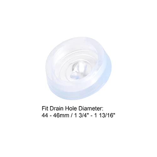 Tapón de fregadero de goma uxcell para baño y cocina miniatura 4