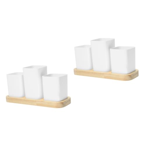 MAGICLULU 2pcs Box Household Cutlery Organizer Compartment Utensil Box for Kitchen Countertop Wedding Table Centrepieces Multi-function Utensil Holder