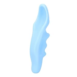 ZJchao Thumb Massager, Silicone Deep Tissue Massager Pain Pain Relief Point Thumb Saver Massager Body Massage Deep Tissue Massage Tool(Blue)