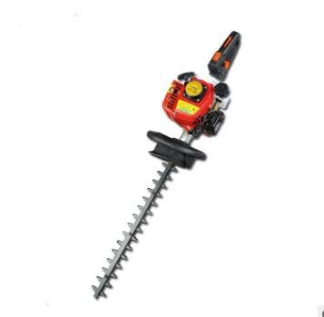 Cortasetos de gasolina de 1,25 CV de 2 tiempos, motor de 22,5 cc, cortasetos con un solo cilindro refrigerado por aire y mango giratorio de 180°, cortasetos de petróleo con cuchillas dobles