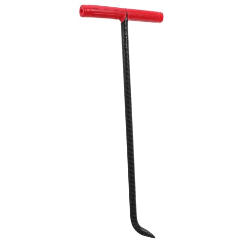 Crochet de levage en T solide Yardwe en acier noir pour drains