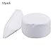 TINAYAUE 10 Packs Adult Pure White Muslim Funeral Hat Men Islamic Worship Prayer Headwear Eid Ramadan Saudi Arabia Mosque Kufi Hat
