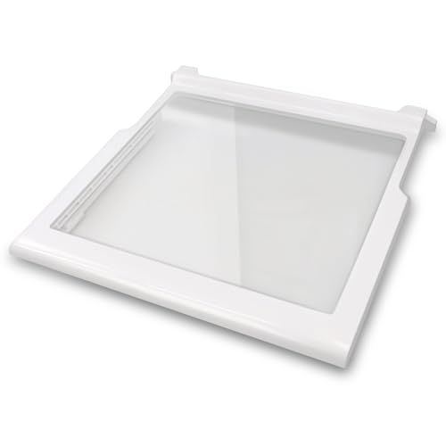 Image of W10276341 Glass Shelf Refrigerator Parts Compatible Kenmore, Whirlpool, Refrigerator Glass Shelf Replace 2309523, 2309560, W10167066, WPW10276341