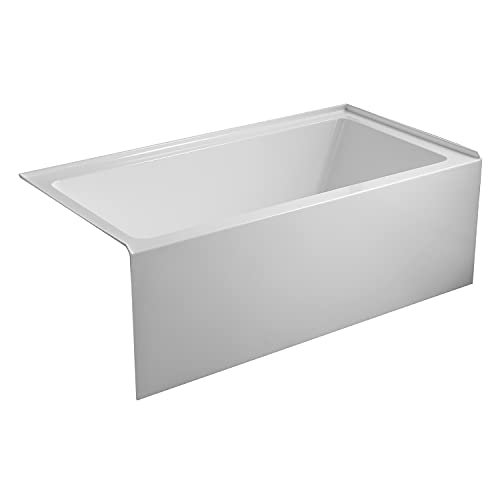Kingston Brass VTAP6032L22C 60-Inch Anti-Skid Acrylic 3-Wall Alcove Tub thumb #2