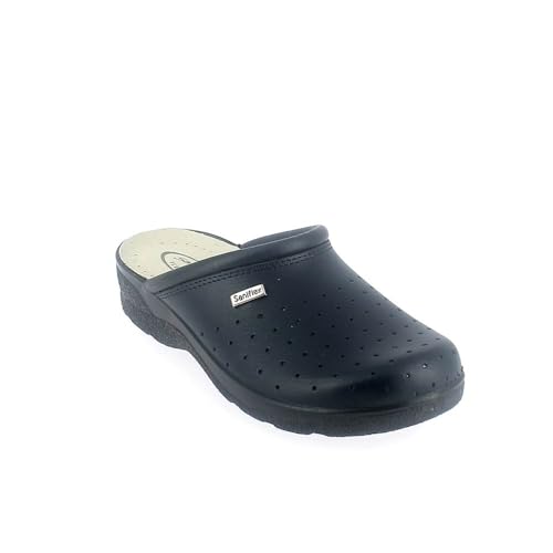 Chaussons en cuir femme semelle anatomique et anti-choc