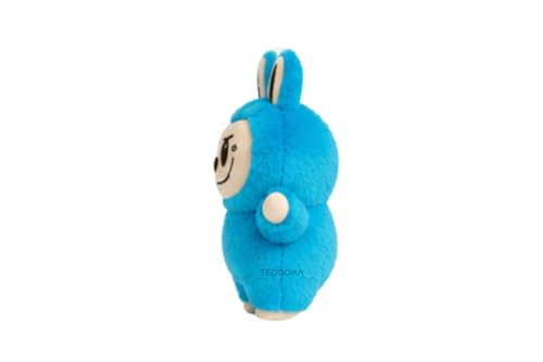 Image of Cute face Doll Soft Toy for Girls Boys Kids,Sky Blue,Cute Character Plush Stuffed Baby Teddy Gift Birthday, 25 cm