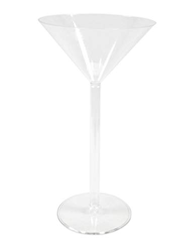 HOBI Vase sur Pied Maxi Coupe à Martini en Plastique 46 cm