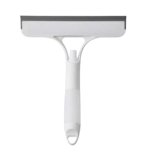 Squeegee,Rasqueta Limpiacristales Ducha,1 Pcs, escobilla de baño y Ducha, escobilla de Cristal con Espejo de Ducha de plástico, para Espejo,Ventana,Piso,Vidrio, Resistente a la corrosión, azul