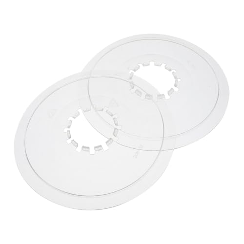 BRIGHTFUFU Bicycle Rear Wheel Flywheel Spoke Cover Abs Plastic Bike Chain Guard Protector 2 Pcs Set