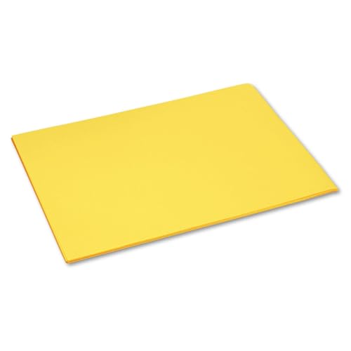 A4 Construction Paper 10 Bright Sheet | Arts & Crafts Color Paper | for School Projects Creating Making, DIY Construction All Purpose Paper (Yellow)