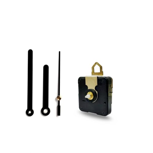 Image of 12mm Wall Clocks Silent Movement with Black Nweedles, Battery Operated Quartz Wall Clock Movement Replacement Kit with Hands