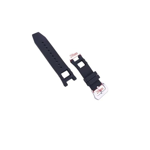Bracelet montre 28mm silicone anti-rupture pour boîtier Invicta Pro Diver 6981