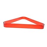 TOYANDONA Billarddreieck Kleiner Billardkugelständerpc Material Langlebig Rot Billardtischzubehör Für Zuhause Spielzimmer Gemeinschaftszentrum