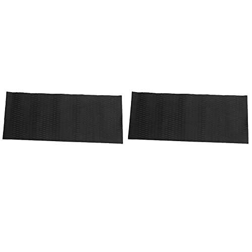 Uikdjgu 2X Patinete AcuáTico Antideslizante Suelo Marino SintéTico Hoja de Espuma de Eva 37X92Cm Jet-Ski Estera de Tabla de Surf Negra EsquíS de EmbarcacióN ResbalóN