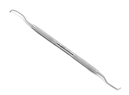 MettleZ Gracey Curette Periodontal Superior Instrument Double Ended (1/2) Oral Hygiene - Stainless Steel Handler - Dental Veterinary Medic Instrument