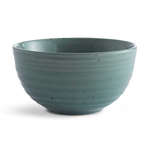 Sango Siterra Artist's Blend 16-Piece Stoneware Dinnerware Set – Service for 4, Mixed Glossy Finish with Unique Speckled Design, for Everyday Dining & Entertainment, Dishwasher & Microwave Safe - Image 4