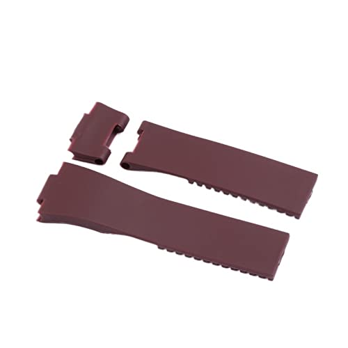 Bracelet en silicone pour montre Ulysse Nardin Marine idéal pour la plongée