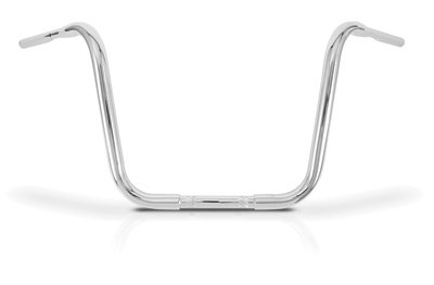 BURLY B28-336T Chrome Finish 14  Height 1.25  Tube Diameter Apehanger Handlebar