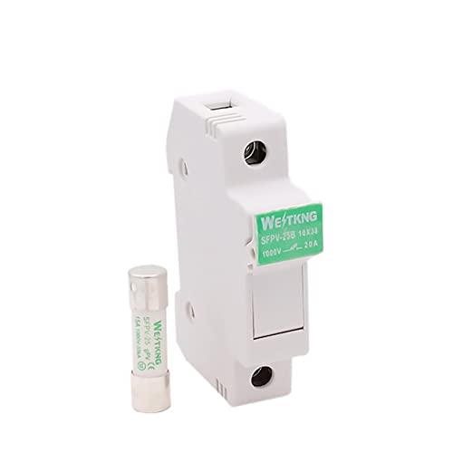Support solaire photovoltaïque 10x38mm DC 1000V 25A fusible pour installation solaire fiable