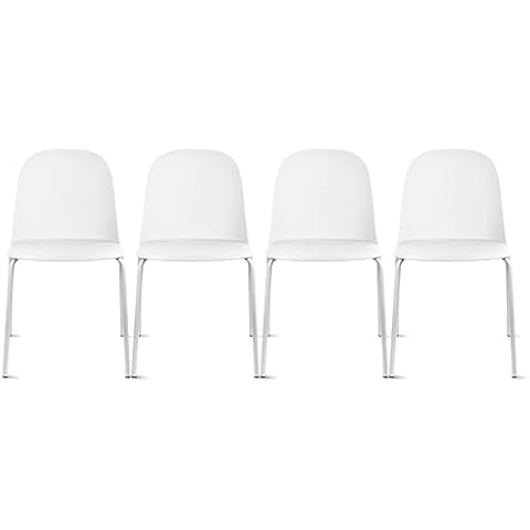 2xhome Modern Stackable Dining Chairs Cover