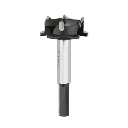 Three Blade Hinge Hole Opener 35mm Hex Handle Alloy Door Cabinet Desktop Aircraft Hinge Adjustable Limit Woodworking Drill Bit