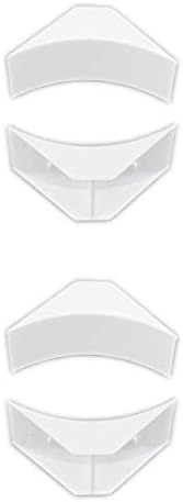 NUSET RV Window Radius Corner Blocks for Camper Trailer - Set of 4 (3-3/16" Radius x 1" Wide)