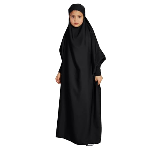 Abaya de prière pour enfants : robe islamique traditionnelle turque