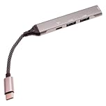 4 in 1 Adapter PD USB-C Hub Compatible with Samsung Galaxy Tab A7/Lite/A8/A9/A9 Plus, Tab S7/S8/S9/10/Ultra/Plus/FE - Type C Charger Port USB Splitter